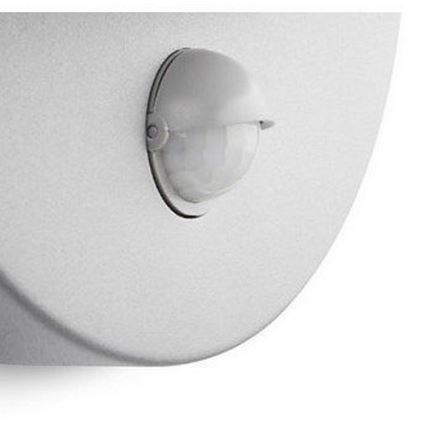 Philips - Utomhus vägglampa  med sensor  1xE27/12W/230V IP44