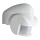 Philips - Utomhusbelysning med sensor  IP44 vit