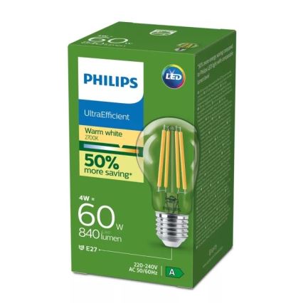 Philips Vintage LED-lampa E27/4W/230V 2700K