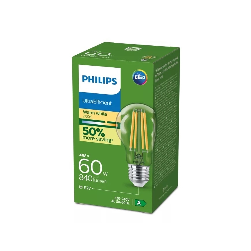 Philips Vintage LED-lampa E27/4W/230V 2700K