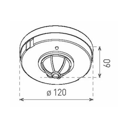 PIR-rörelsesensor 1200W/230V