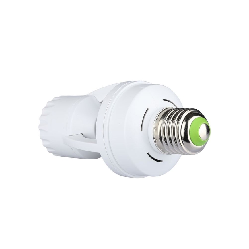 PIR-sensor för glödlampa E27 vit