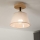 Plafondlampa ANTONIO 1xE14/60W/230V beige/ek