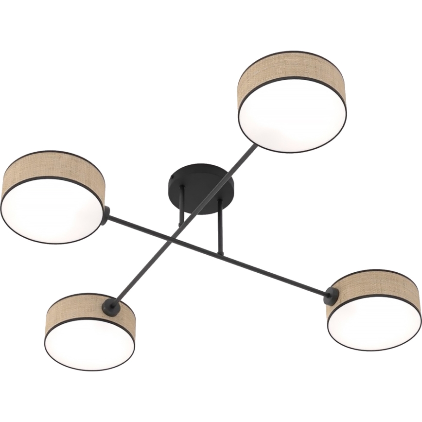 Plafondlampa MAGA 4xE14/10W/230V beige