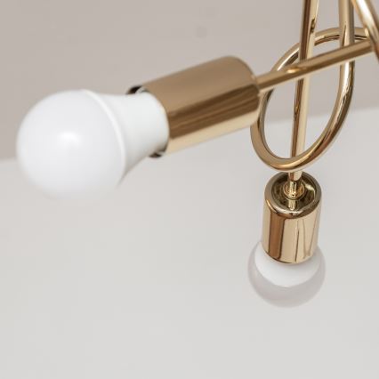 Plafondlampa OXFORD 3xE27/15W/230V guldfärgad