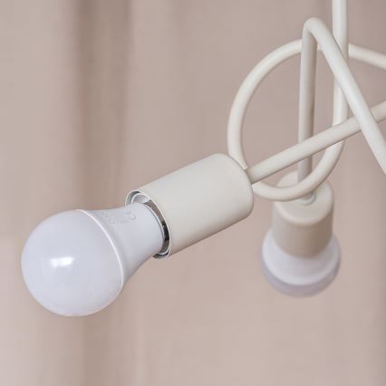 Plafondlampa OXFORD 3xE27/15W/230V krämfärgad