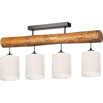 Plafondlampa TRENO 4xE27/25W/230V furu