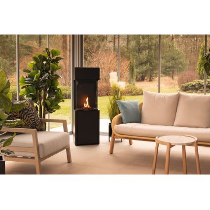 Planika - BIO eldstad med fjärrkontroll 126,2x40 cm 3,5kW/230V svart
