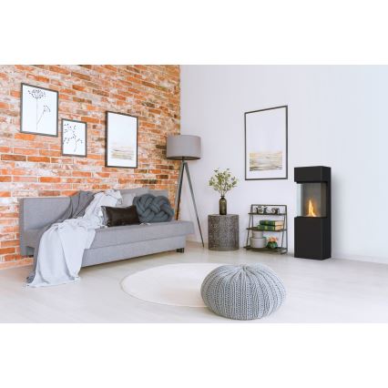 Planika - BIO eldstad med fjärrkontroll 126,2x40 cm 3,5kW/230V svart