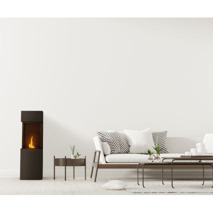 Planika - BIO eldstad med fjärrkontroll 126,2x40 cm 3,5kW/230V svart