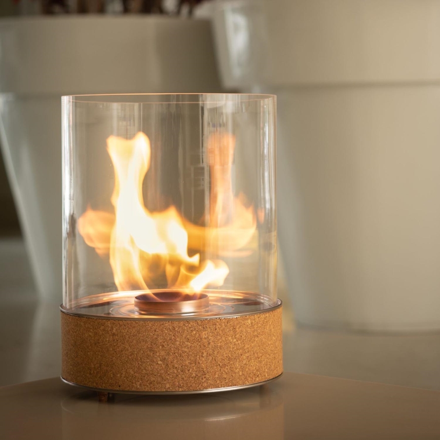 Planika - BIO eldstad 36,3x25,1 cm 2,5kW beige