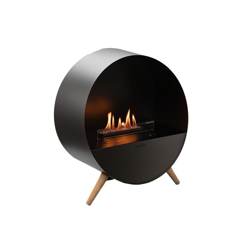 Planika - BIO eldstad med fjärrkontroll 72,6x65 cm 2,5kW/230V svart