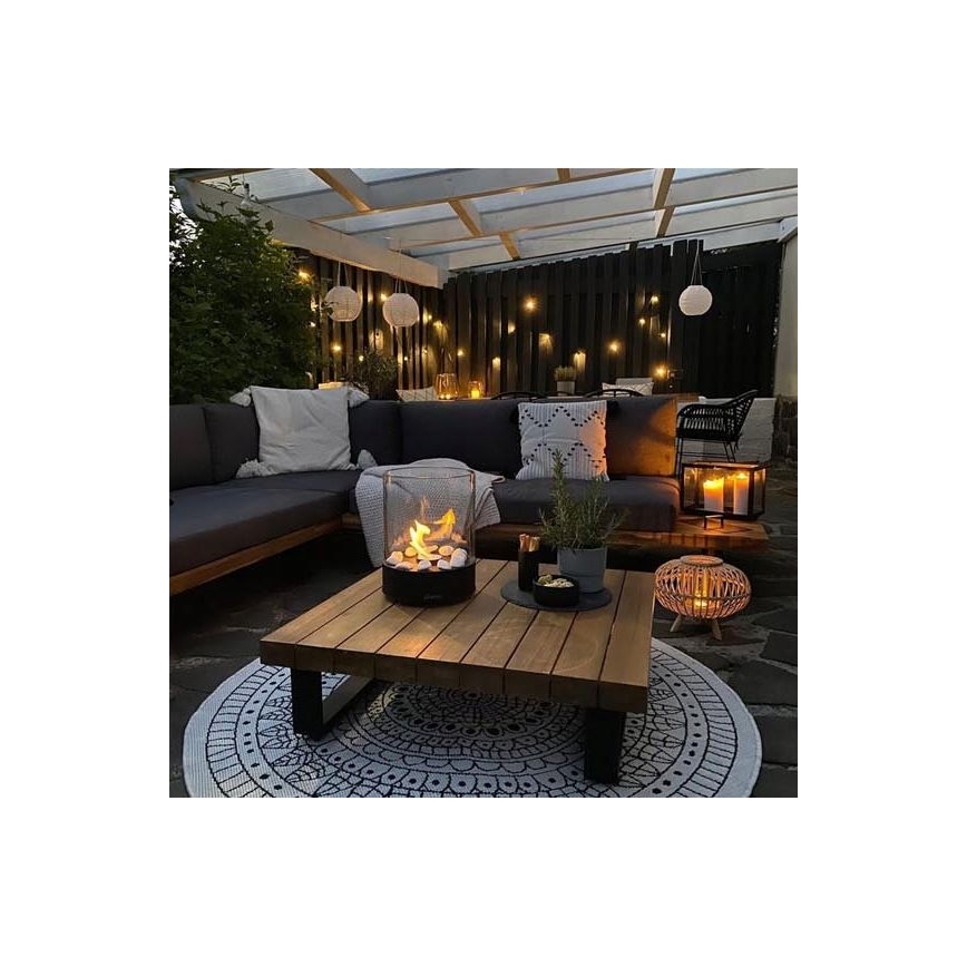 Planika - BIO eldstad 36,3x25,1 cm 2,5kW svart