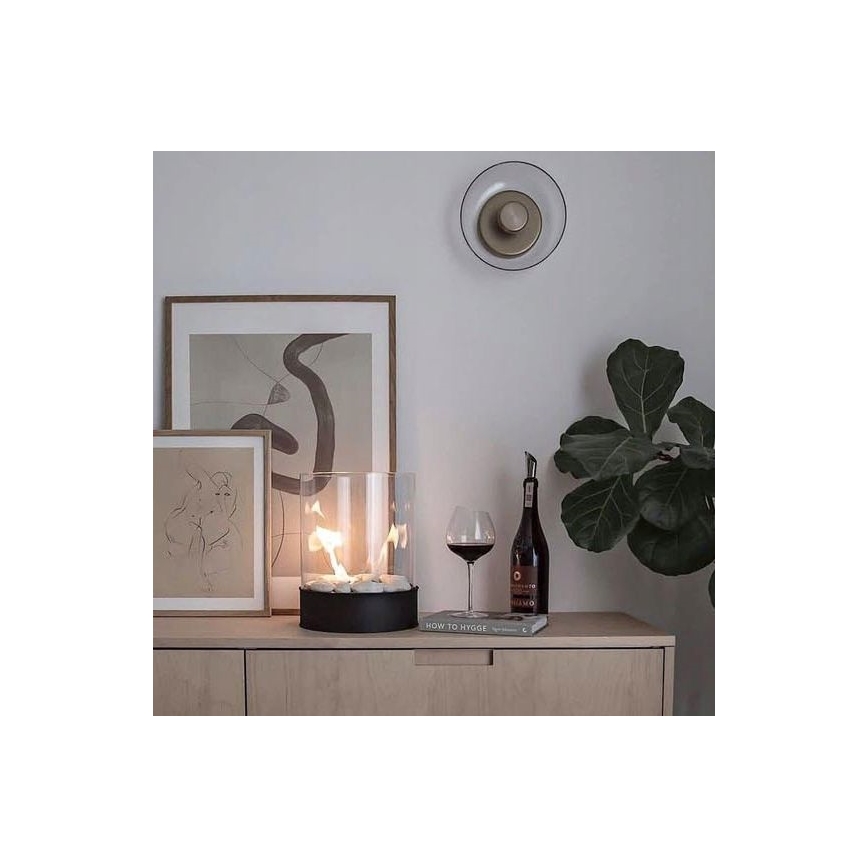 Planika - BIO eldstad 36,3x25,1 cm 2,5kW svart
