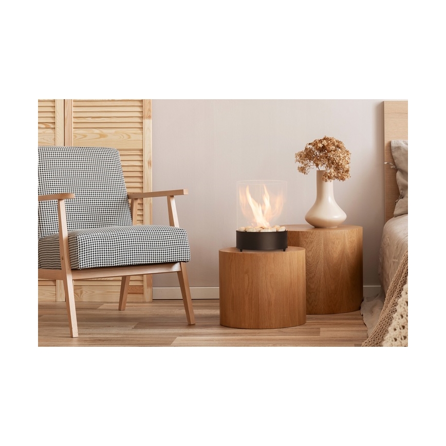 Planika - BIO eldstad 36,3x25,1 cm 2,5kW svart
