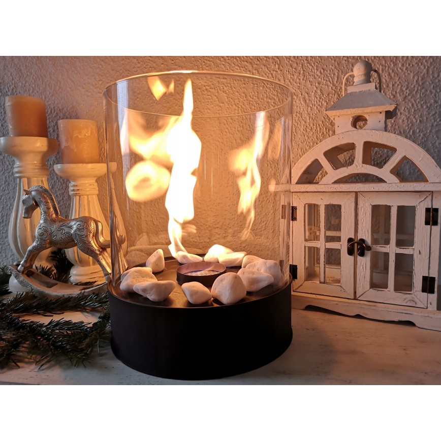 Planika - BIO eldstad 36,3x25,1 cm 2,5kW svart
