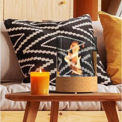 Planika - BIO eldstad 36,3x25,1 cm 2,5kW beige