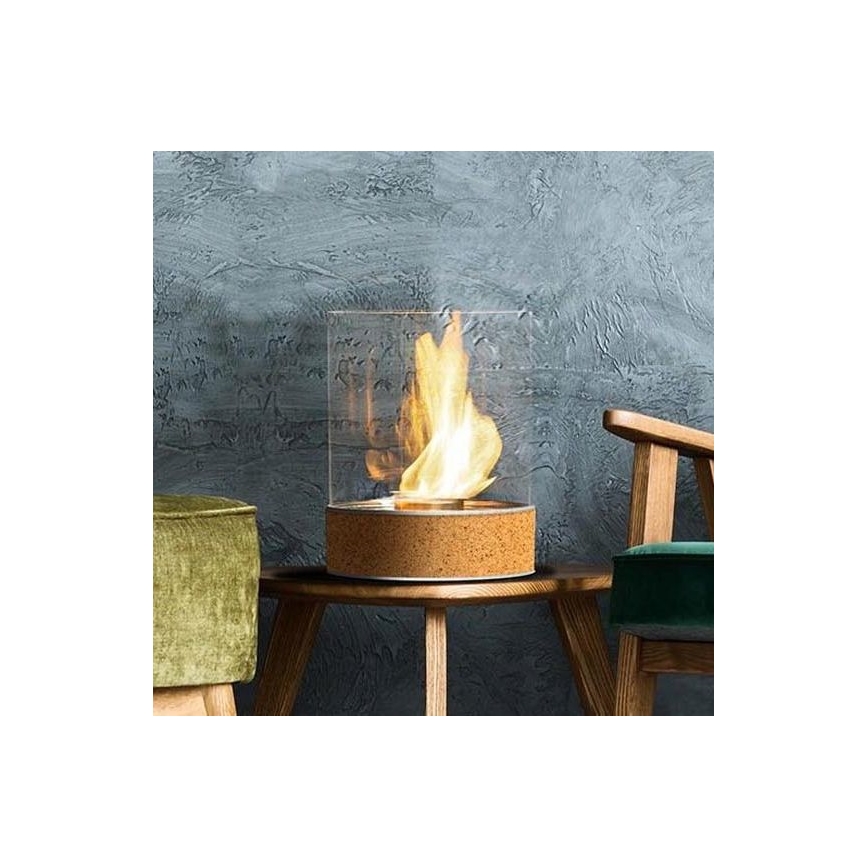 Planika - BIO eldstad 36,3x25,1 cm 2,5kW beige