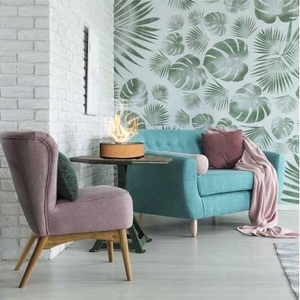 Planika - BIO eldstad 36,3x25,1 cm 2,5kW beige
