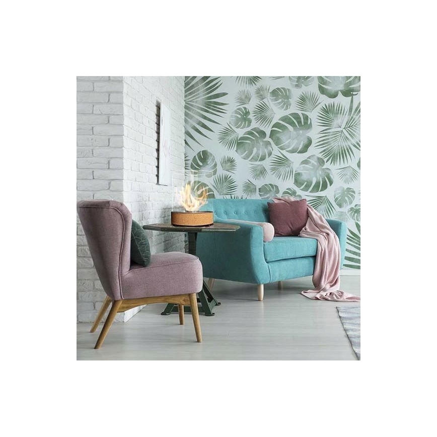 Planika - BIO eldstad 36,3x25,1 cm 2,5kW beige