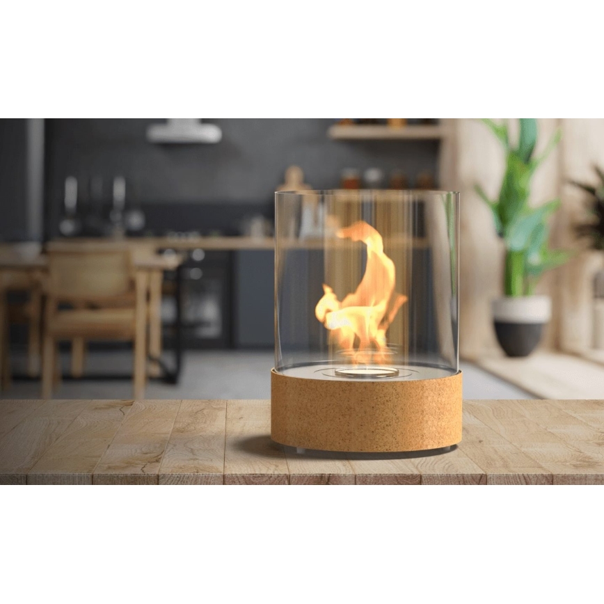 Planika - BIO eldstad 36,3x25,1 cm 2,5kW beige