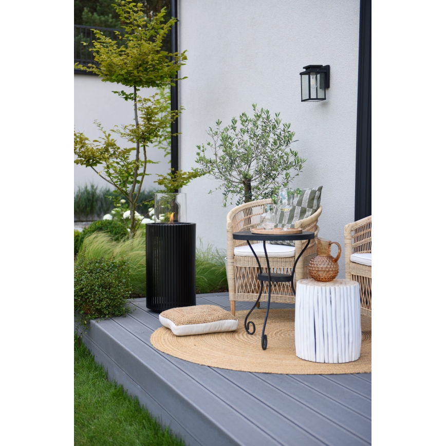 Planika - BIO eldstad 87x37,6 cm 2,5kW svart + skyddande hölje