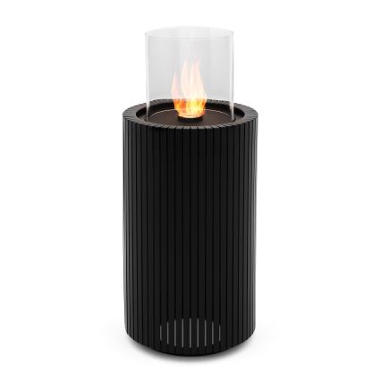 Planika - BIO eldstad 87x37,6 cm 2,5kW svart + skyddande hölje