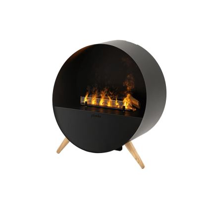 Planika - Vattenånga eldstad med fjärrkontroll 72,9x65,3 cm 125W/230V svart