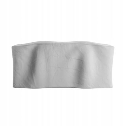 Planika - Utomhus gas eldstad 46x106 cm 10kW svart + skyddande hölje