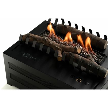 Planika - BIO eldstad med fjärrkontroll 20,8x38,5 cm 2,5kW/230V svart