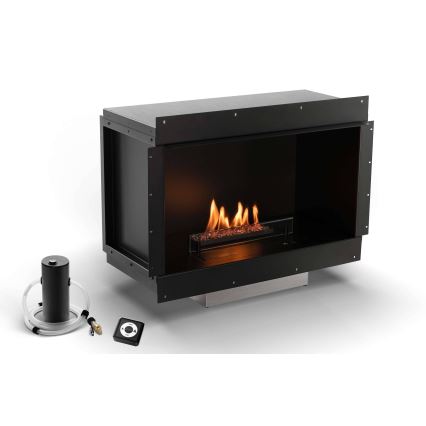 Planika - Inbyggd universell BIO eldstad med fjärrkontroll 56,2x75 cm 2,5kW/230V