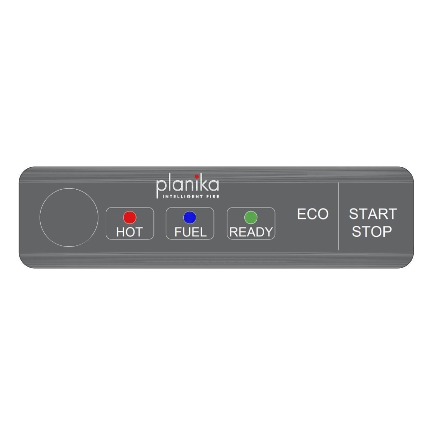 Planika - Inbyggd universell BIO eldstad med fjärrkontroll 56,2x75 cm 2,5kW/230V
