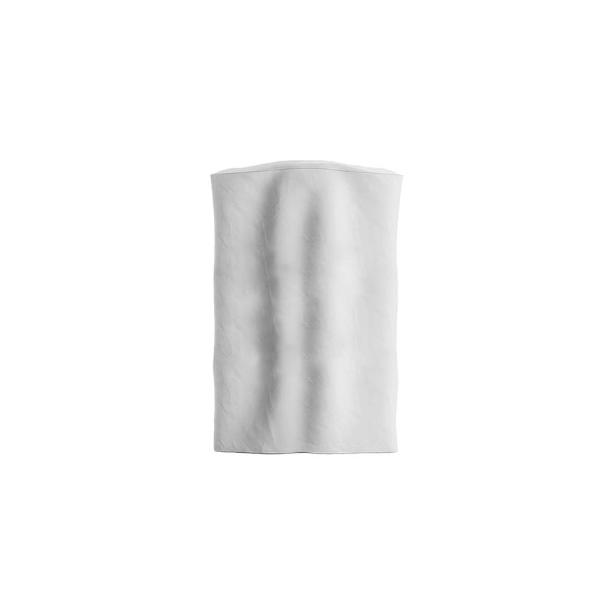 Planika - Utomhus gas eldstad 79,7x48 cm 10kW 1xAAA svart + skyddande hölje