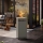 Planika - Utomhus gas eldstad 142x36 cm 8kW 1xAAA grå + skyddande hölje