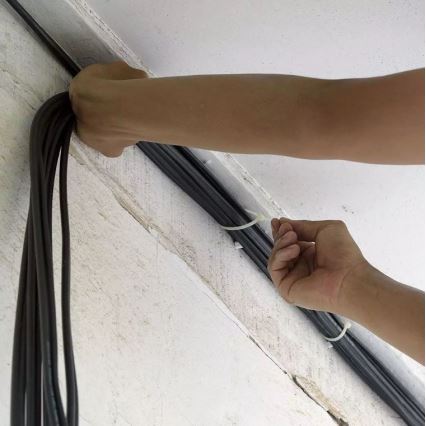plast Vikbar band 2,5x100mm 100st vit