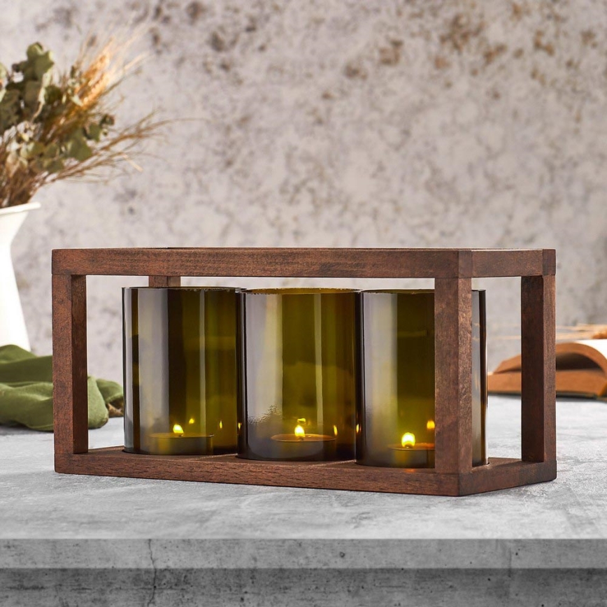PLEASE TRANSLATE 13x28 cm trä/glas