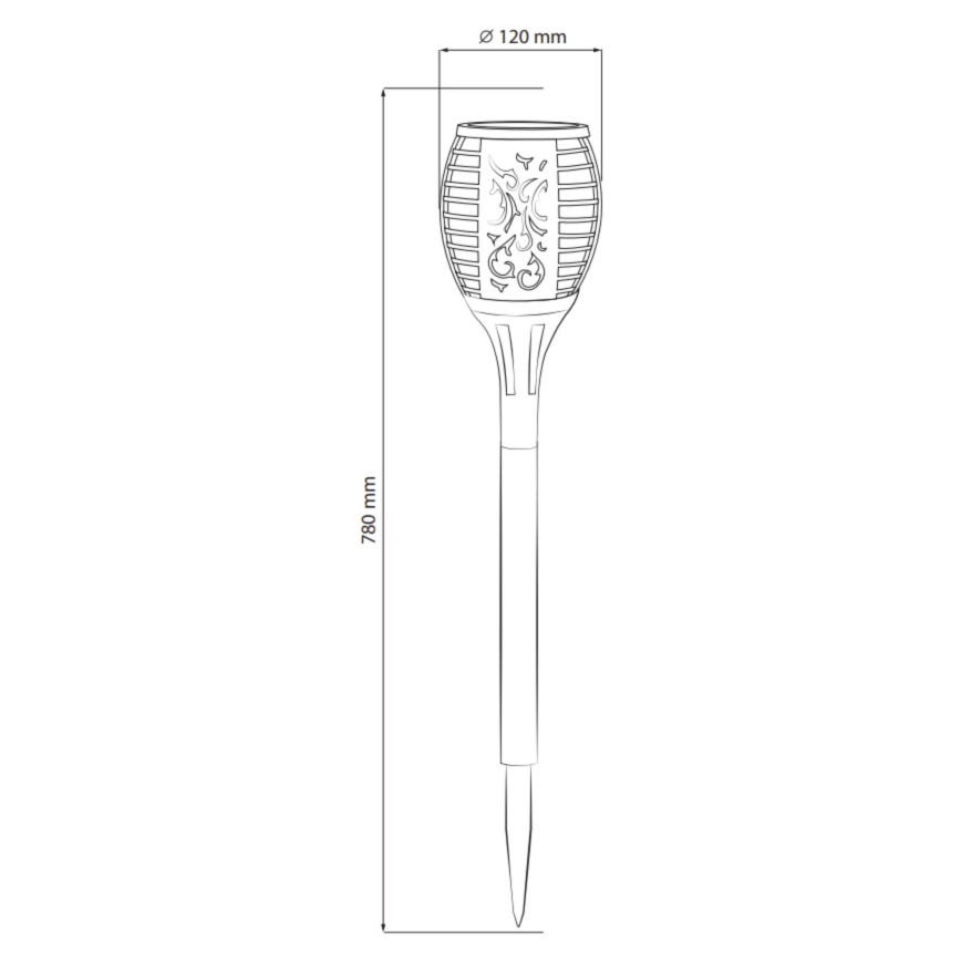please translate FUEGO BIG LED/1,2V IP44