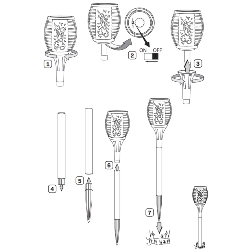 please translate FUEGO BIG LED/1,2V IP44