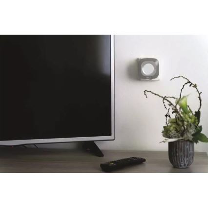 Plugin trådlös dörrklocka 230V + 1xCR2032 IP44 grå