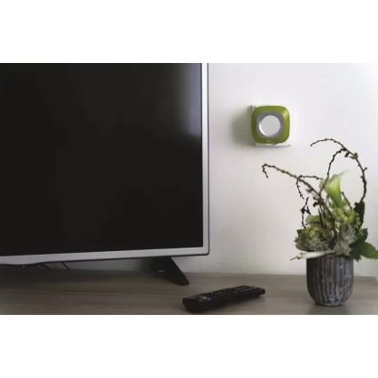 Plugin trådlös dörrklocka 230V + 1xCR2032 IP44 grön