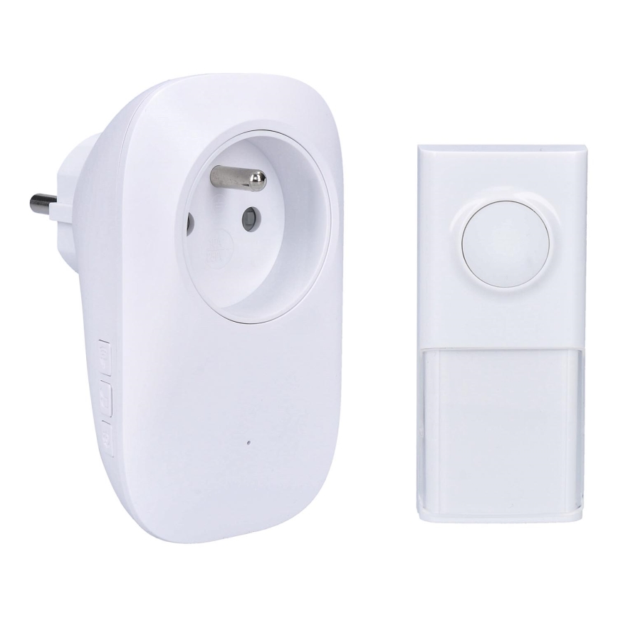 Plugin trådlös dörrklocka 230V IP55