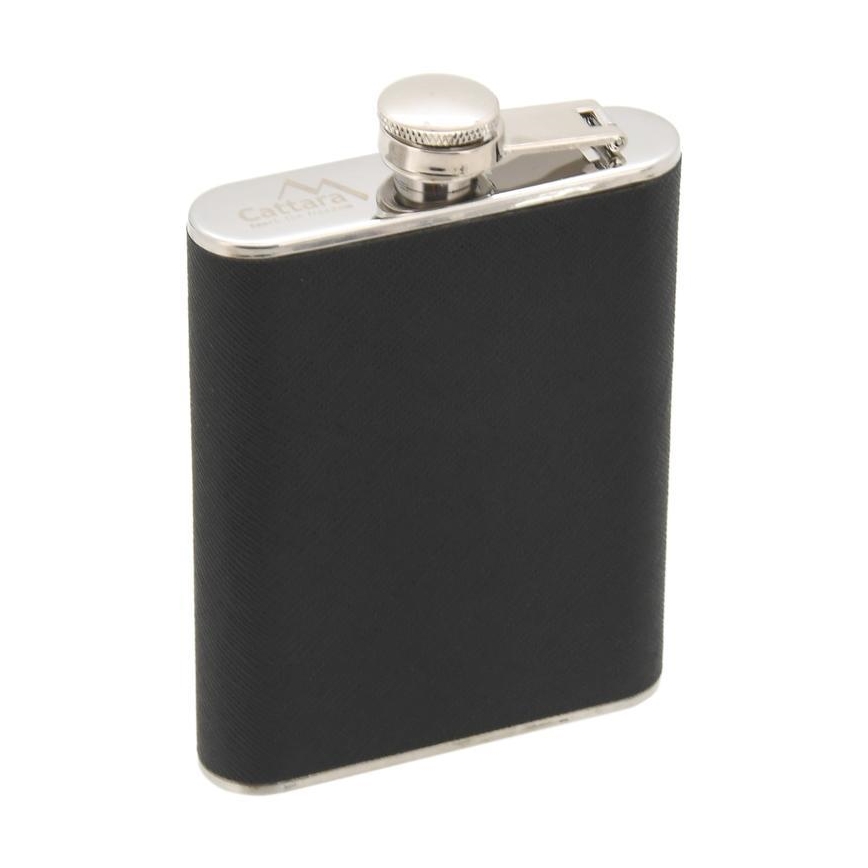 Plunta med cigarrfodral 175 ml svart