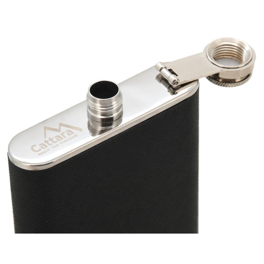 Plunta med cigarrfodral 175 ml svart