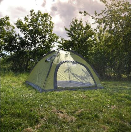 Pop up-tält för 3-4 personer PU 3000 mm grön