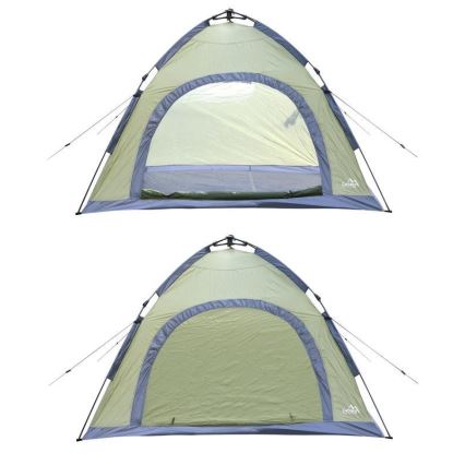 Pop up-tält för 3-4 personer PU 3000 mm grön