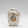 Porslin vas 12,5x9 cm brun graceringar