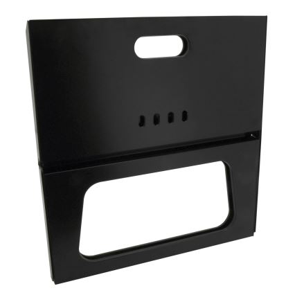 Portabel kolgrill svart