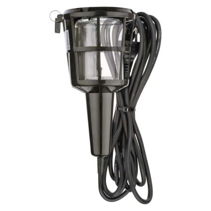 Portabel lampa för vägguttag 1xE27/60W/230V