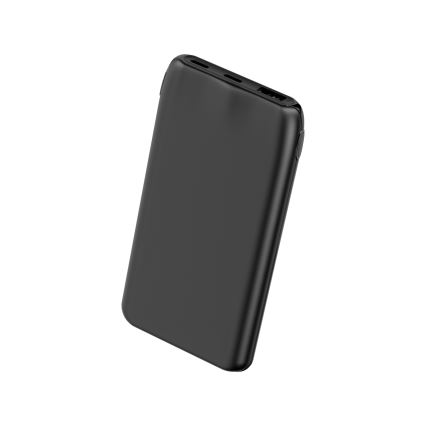 Power bank 10000 mAh 10W Power Delivery 2xUSB-C + 1xUSB-A svart