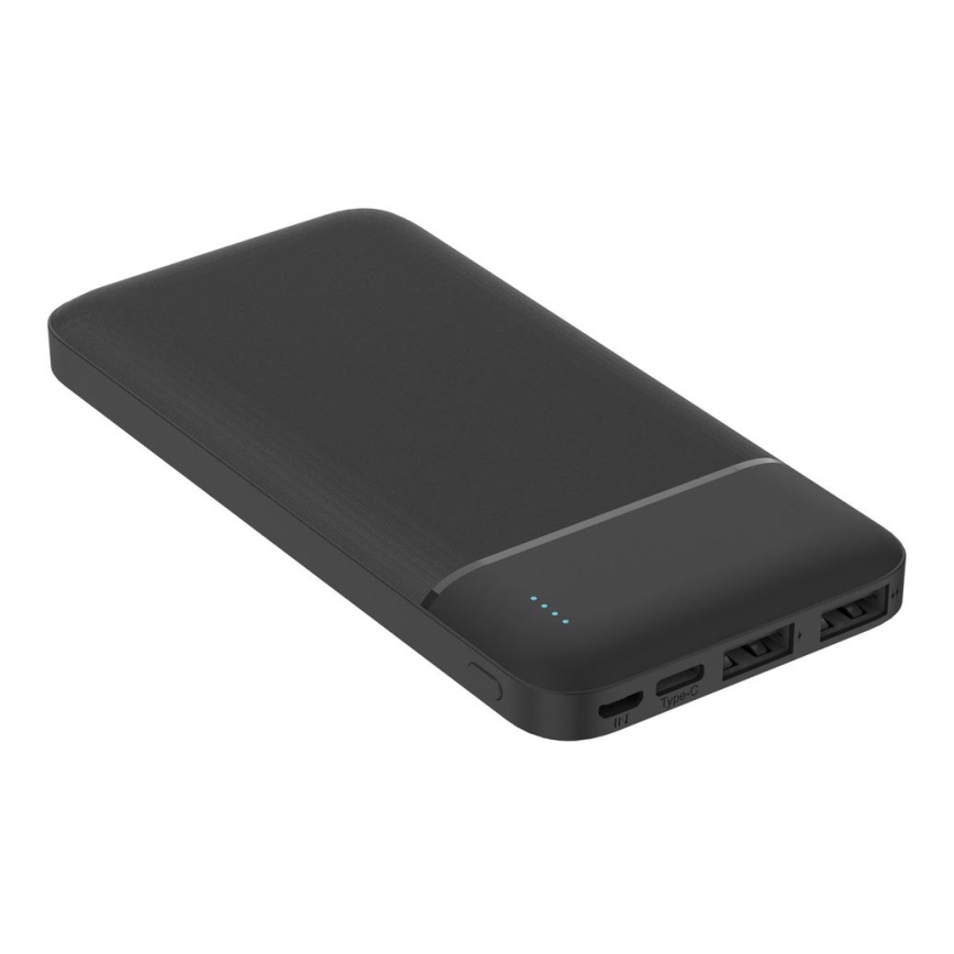 Power bank 10000 mAh 5V svart